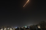 Missiles seen over Ramallah
