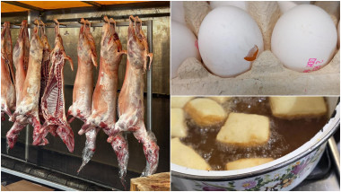 Inspectorii ANPC au descoperit zeci de nereguli în pragul Paștelui FOTO ANPC / Colaj Digi24