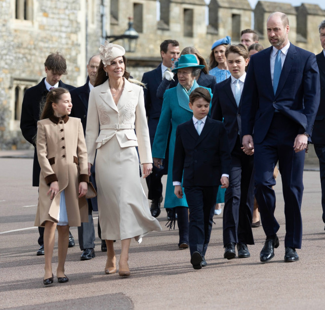 Royal Family attend Easter Service at Windsor Castle, UK - 05 Apr 2026