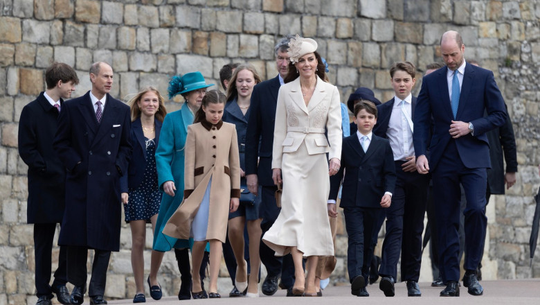 Royal Family attend Easter Service at Windsor Castle, UK - 05 Apr 2026