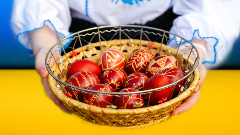 De ce se vopsesc ouăle roșii de Paște 2026. Foto Getty Images