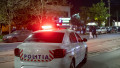 Police Car at Night Scene