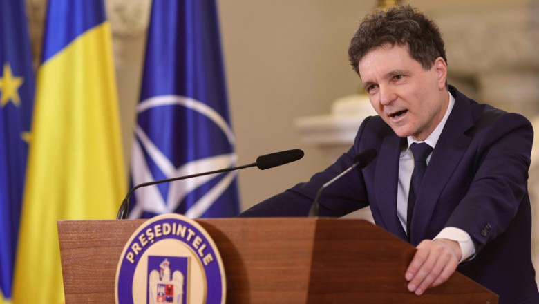 nicusor dan face declaratii la palatul cotroceni