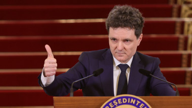 nicusor dan face declaratii la palatul cotroceni