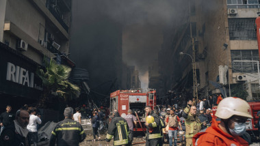 IRAN-CRISIS/LEBANON Unprecedented wave of air strikes on the city of Beirut