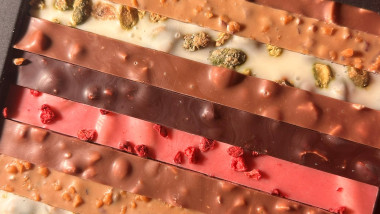 ciocolată de mai multe tipuri