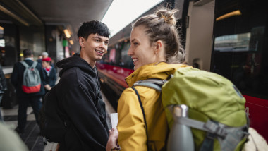 călătorie cu trenul