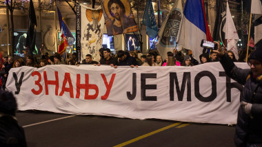 Protest Titled "Knowledge Is Power" In Belgrade, Serbia - 27 Jan 2026