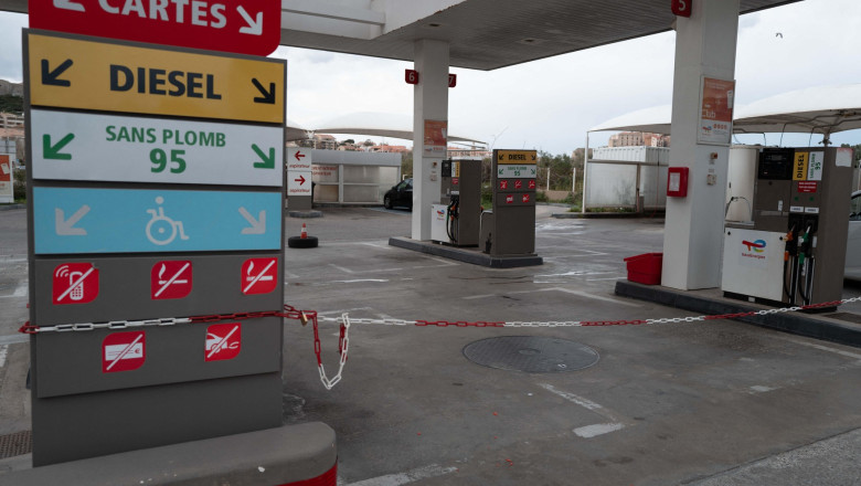 benzinarie franta inchisa