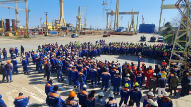 protest santier mangalia