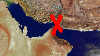 CGI-Visualisierung: die Strasse von Hormus, ueber die ein grosser Teil des weltweiten Oels verschifft wird, ist nach dem Angriff der USA und Israel au