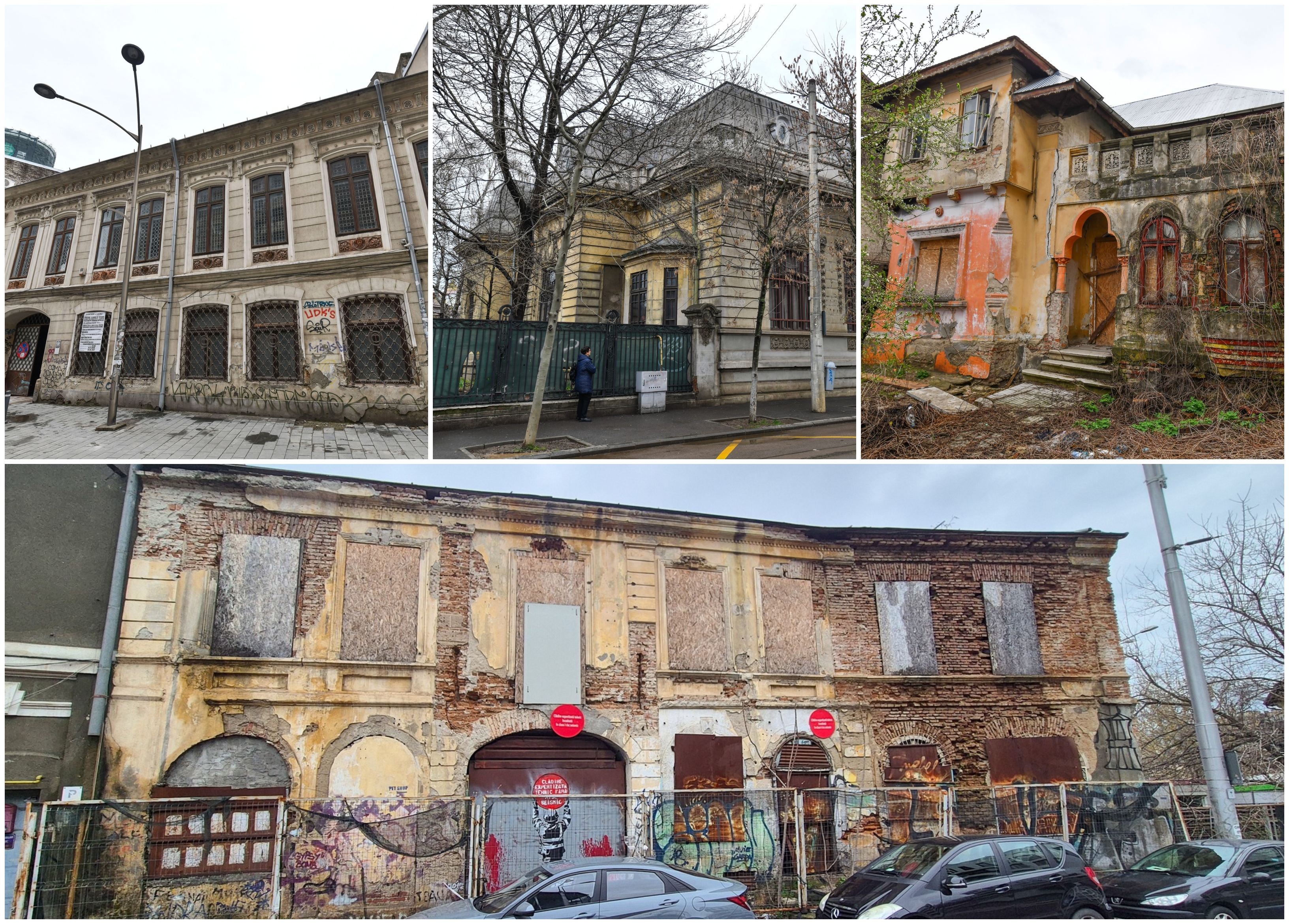 Primăria Capitalei anunță că 14 clădiri rezidenţiale şi publice urmează să intre în consolidare şi reabilitare. Cum arată acum