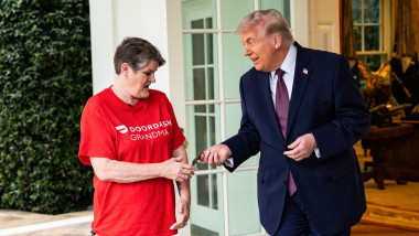 President Trump at The White House