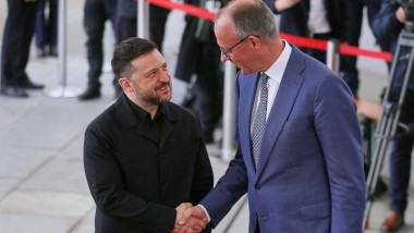 Volodimir Zelenski și Friedrich Merz