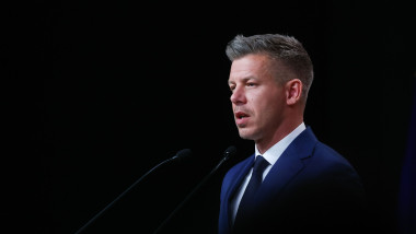 Peter Magyar Press Conference, Budapest, Poland - 13 Apr 2026