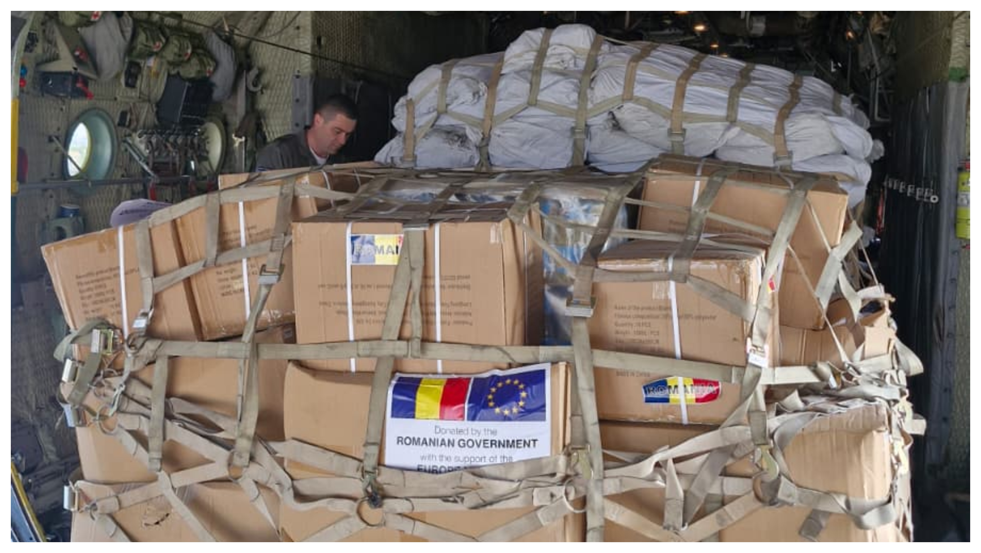 România trimite 15 tone de ajutoare pentru populația din Liban. Transportul, asigurat cu aeronave ale MApN