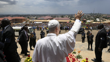 Pope Leo XIV Apostolic Visit To Cameroon, Bamenda - 16 Apr 2026