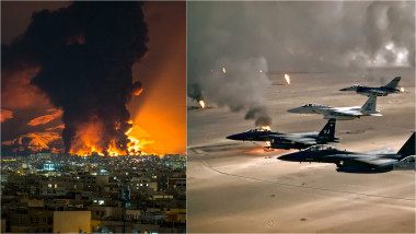 bombardament în Iran / avioane americane în operațiunea Furtună în Deșert din Kuweit