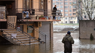 The aftermath of the flood in Dagestan.