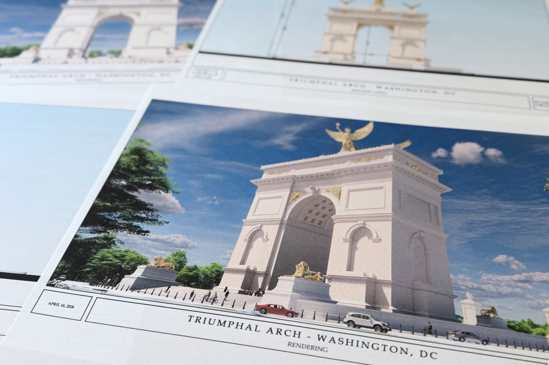 „Arc de Trump”. Președintele SUA vrea să construiască un arc de triumf în Washington, de trei ori mai înalt decât cel din București