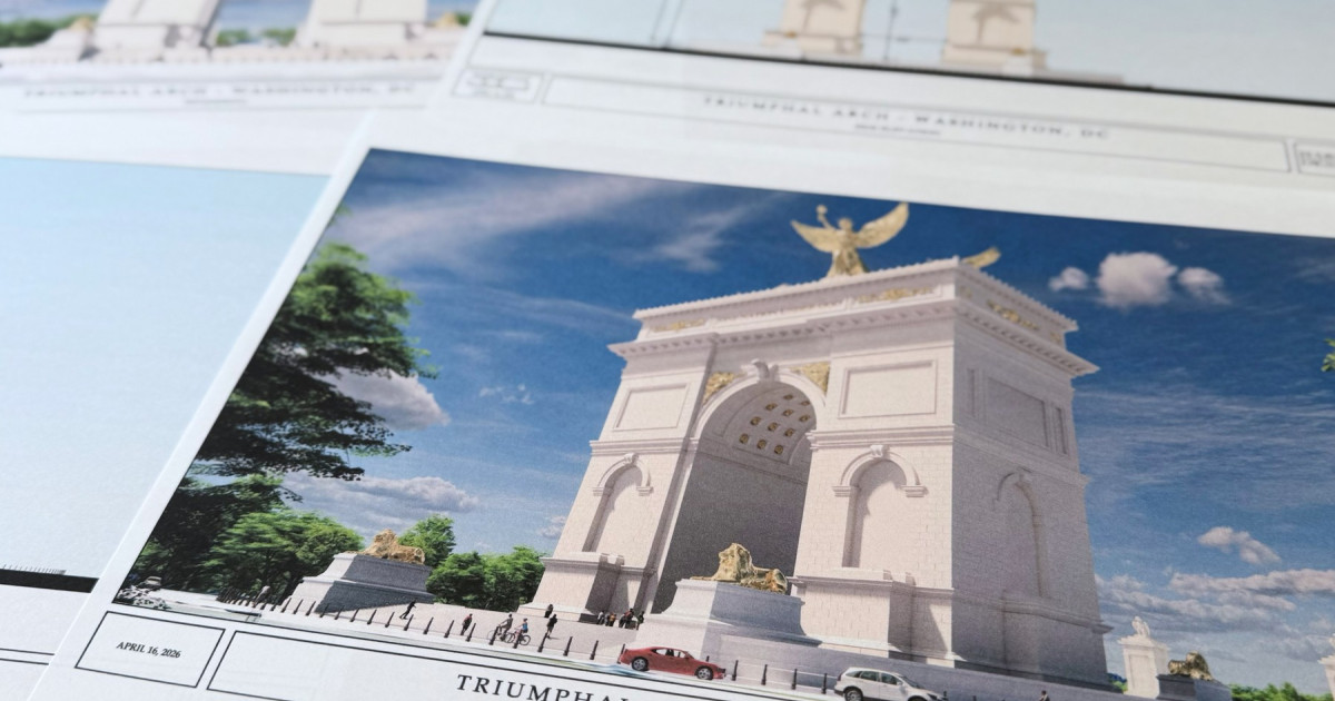 Planuri pentru un arc de triumf în Washington