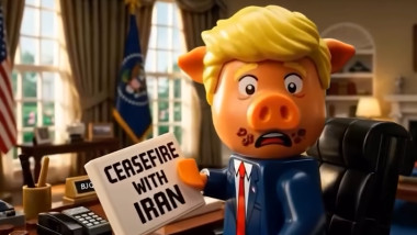lego trump iran video