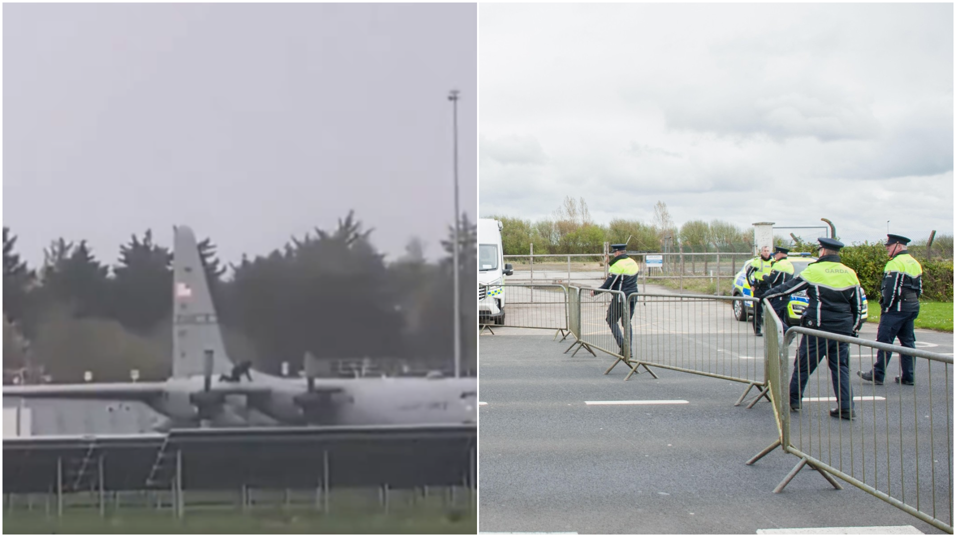 Incident de securitate pe aeroportul Shannon: un bărbat a pătruns pe pistă și s-a urcat pe un avion militar american