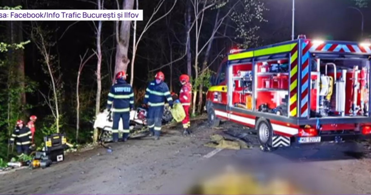 Accidentul de la Ciolpani, în care au murit doi tineri: ce a filmat camera de bord a mașinii din spate