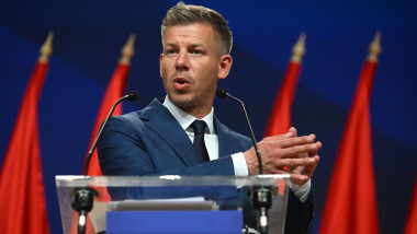 Peter Magyar Holds A Press Conference After Winning The Hungarian Election, Budapest, Hungary - 13 Apr 2026