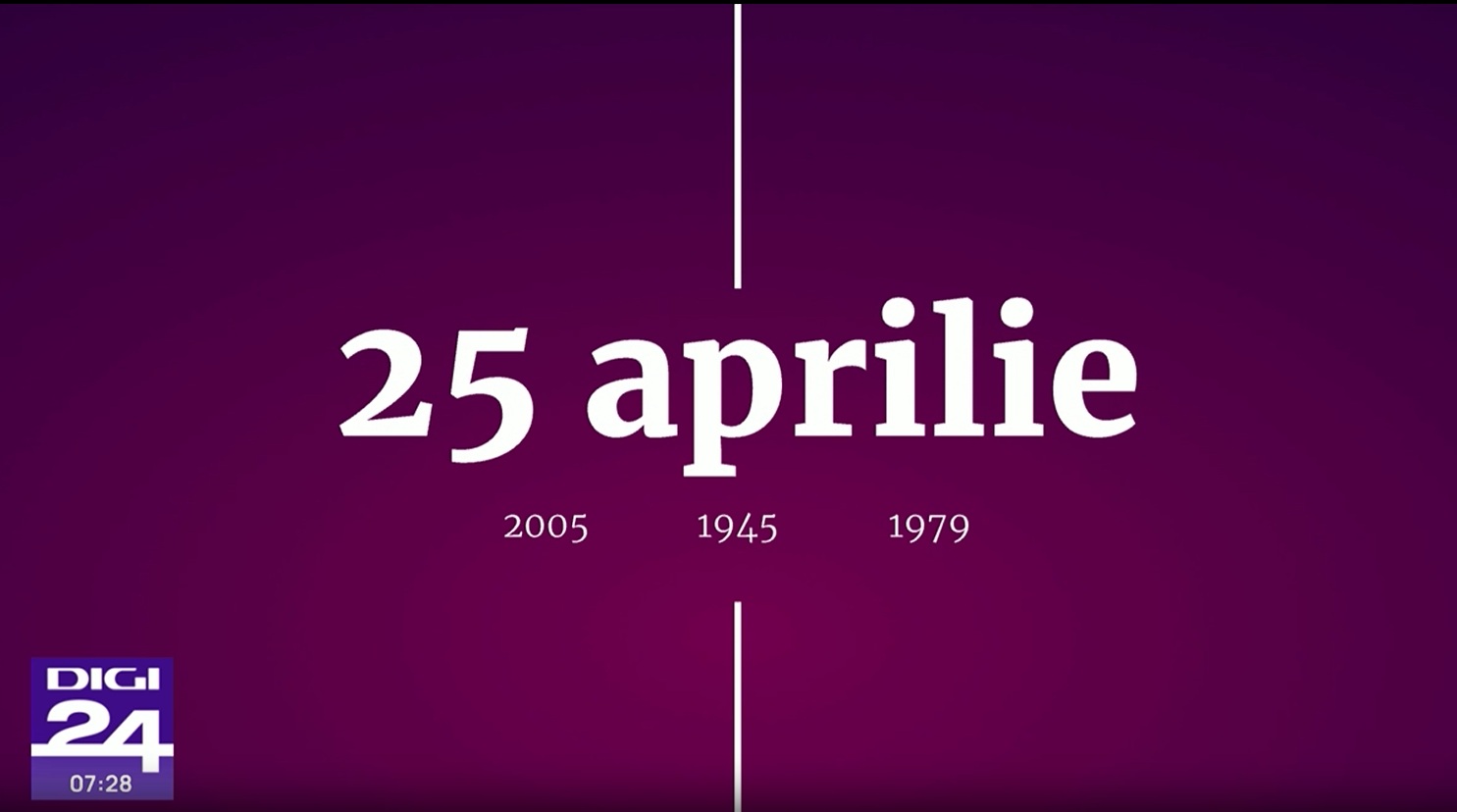 Digistoria – cele mai importante evenimente petrecute pe 25 aprilie