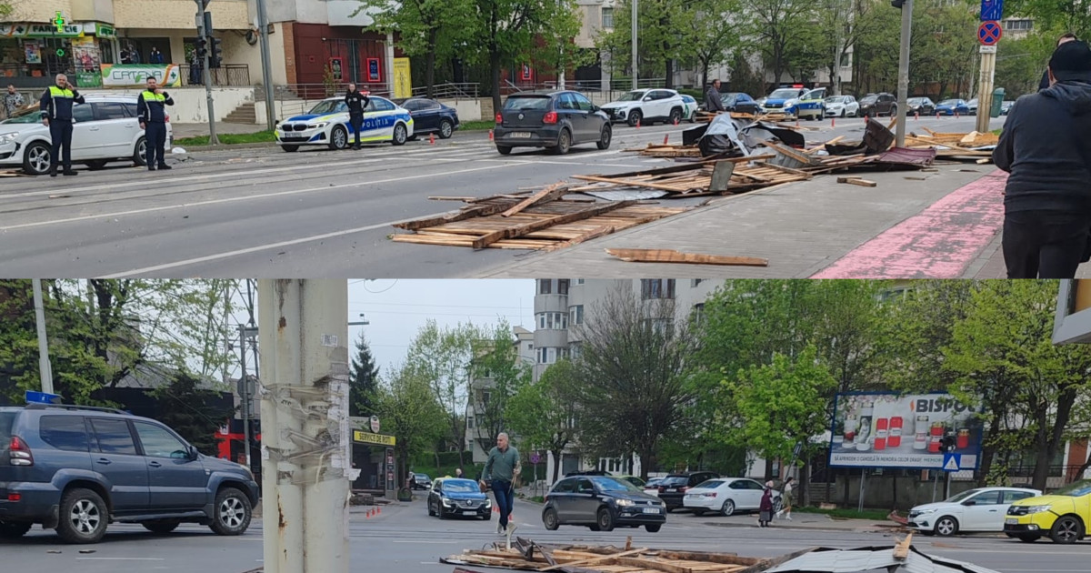 Vânt puternic în Moldova. Un bărbat a murit după ce a fost lovit de un acoperiș prăbușit