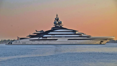Iahtul oligarhului rus. Foto X VesselFinder