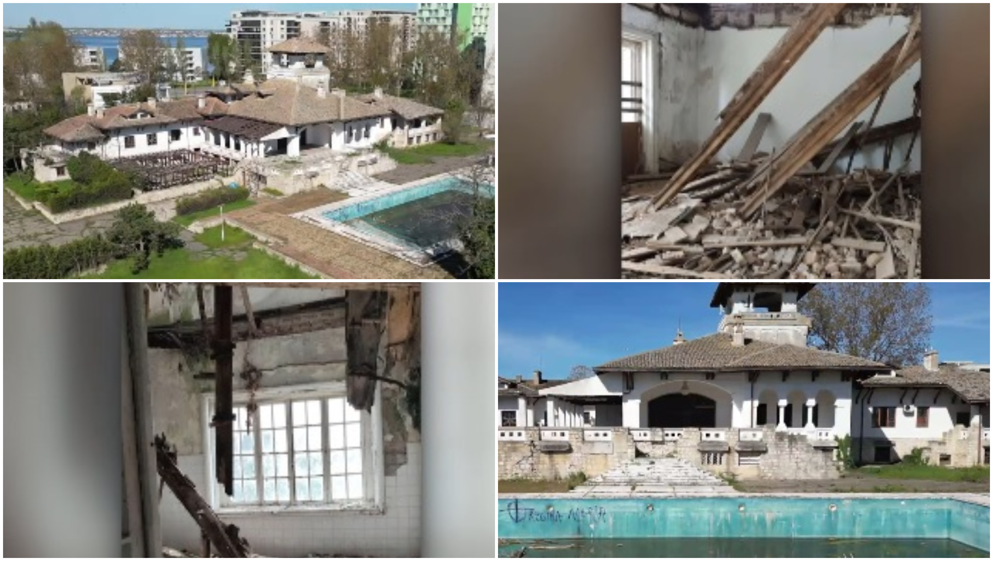 Vila Regală din Mamaia, un simbol în ruină. Locul în care Regele Mihai și-a petrecut verile în copilărie a devenit azi groapă de gunoi