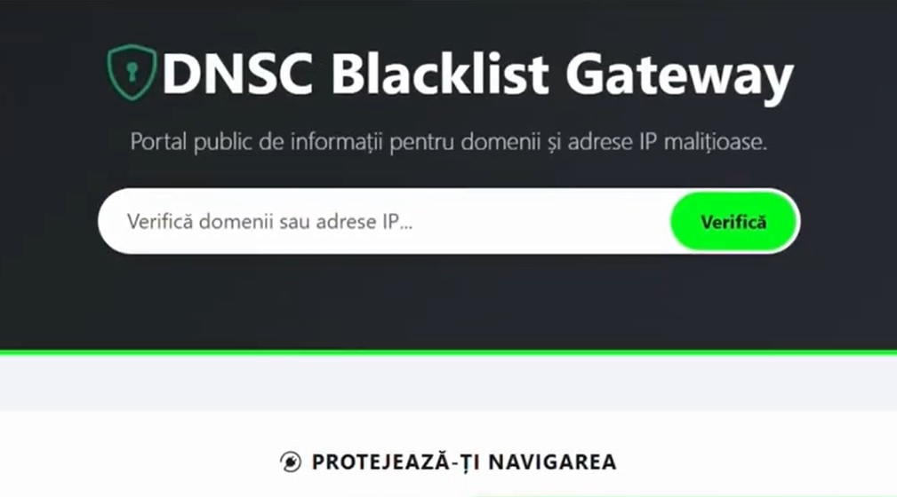 Cum verifici dacă un site este periculos: DNSC lansează o platformă de tip Blacklist și simplifică raportarea incidentelor