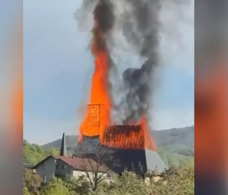 incendiu biserica