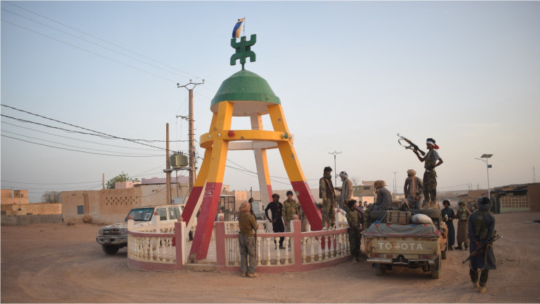 rebeli tuaregi în Kidal, Mali, după retragerea trupelor ruse