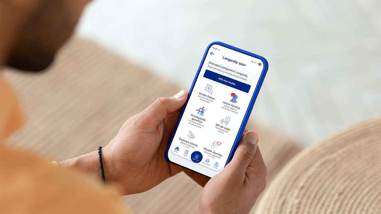 Cum te ajută o aplicaţie mobilă să ai grijă de sănătate, ținând cont de predispozițiile genetice, istoricul medical şi stilul de viață