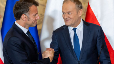 Tusk And Macron Meet At Polish-French Intergovernmental Meeting In Gdansk, Poland - 20 Apr 2026