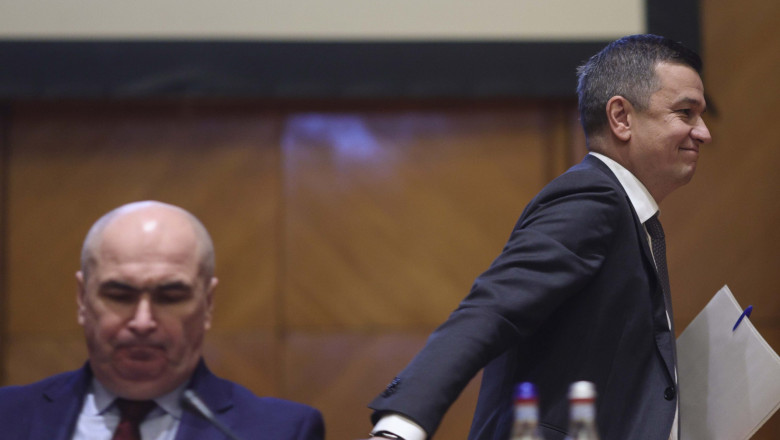 Sorin Grindeanu și Ilie Bolojan.