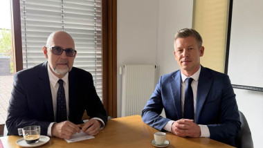 Kelemen Hunor și Peter Magyar