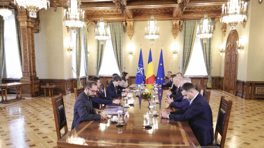 PNL participa la consultările cu partidele parlamentare organizate de presedintele Romaniei la Palatul Cotroceni, 22 aprilie 2026. ilie bolojan dan motreanu ciprian ciucu catalin predoiu nicoleta pauliuc vestea