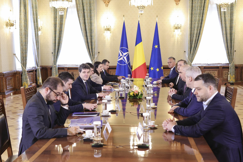 PNL participa la consultările cu partidele parlamentare organizate de presedintele Romaniei la Palatul Cotroceni, 22 aprilie 2026. ilie bolojan dan motreanu ciprian ciucu catalin predoiu nicoleta pauliuc vestea