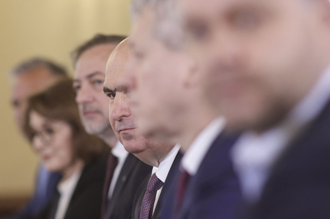 PNL participa la consultările cu partidele parlamentare organizate de presedintele Romaniei la Palatul Cotroceni, 22 aprilie 2026. ilie bolojan dan motreanu ciprian ciucu catalin predoiu nicoleta pauliuc vestea