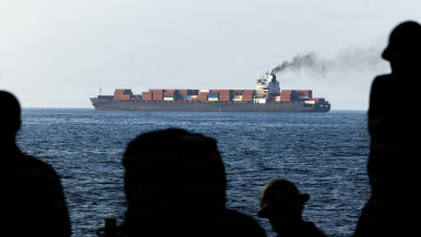 U.S. Navy USS New Orleans Takes Part In Iranian Blockade