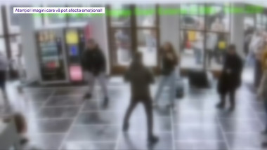 oameni care se iau la bataie in aeroportul băneasa