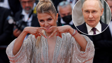 Viktoria Bonia și Vladimir Putin