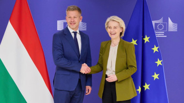 Peter Magyar și Ursula von der Leyen