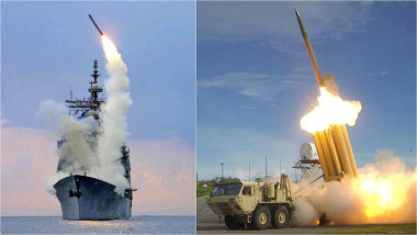 lansări cu rachete Tomahawk și THAAD