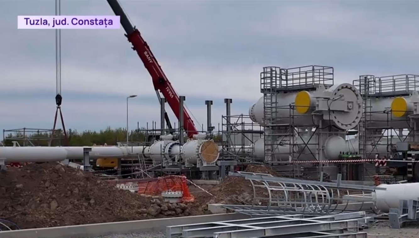 Lucrările de la Neptun Deep avansează: Imagini de pe șantierul proiectului gigant
