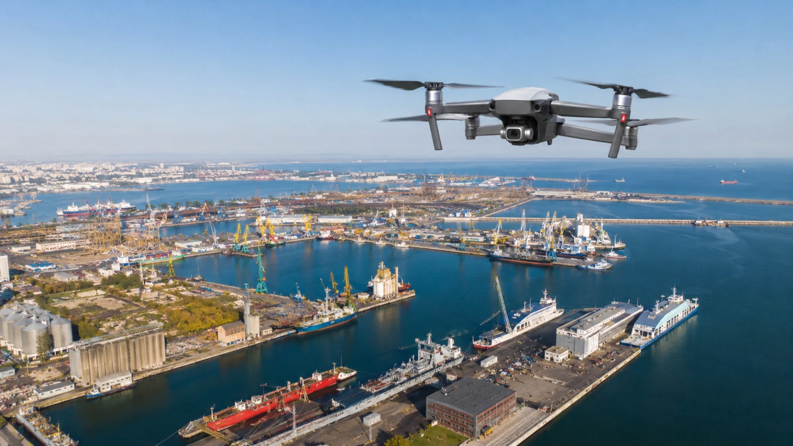 Sistem anti-dronă în Portul Constanţa: controlul aparatului de zbor poate fi preluat ca măsură de securitate. Cum funcționează